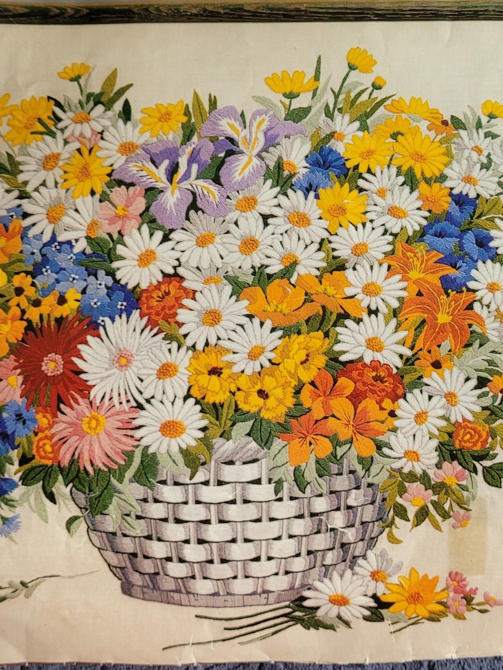 Ventage Paragon Stitchery Springtime Bouquet Embroidery Kit 0205 Thread Pattern